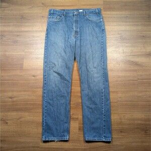 Vintage 90s Levi's 505 Regular Fit Straight Leg Denim Jeans Size 40x34 USA Made